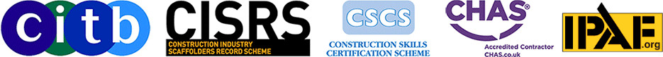 Rushtons Scaffolding Accreditations 