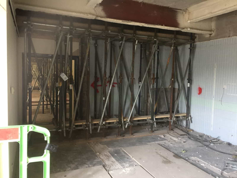 Internal Scaffolding Hire for Ceiling Support